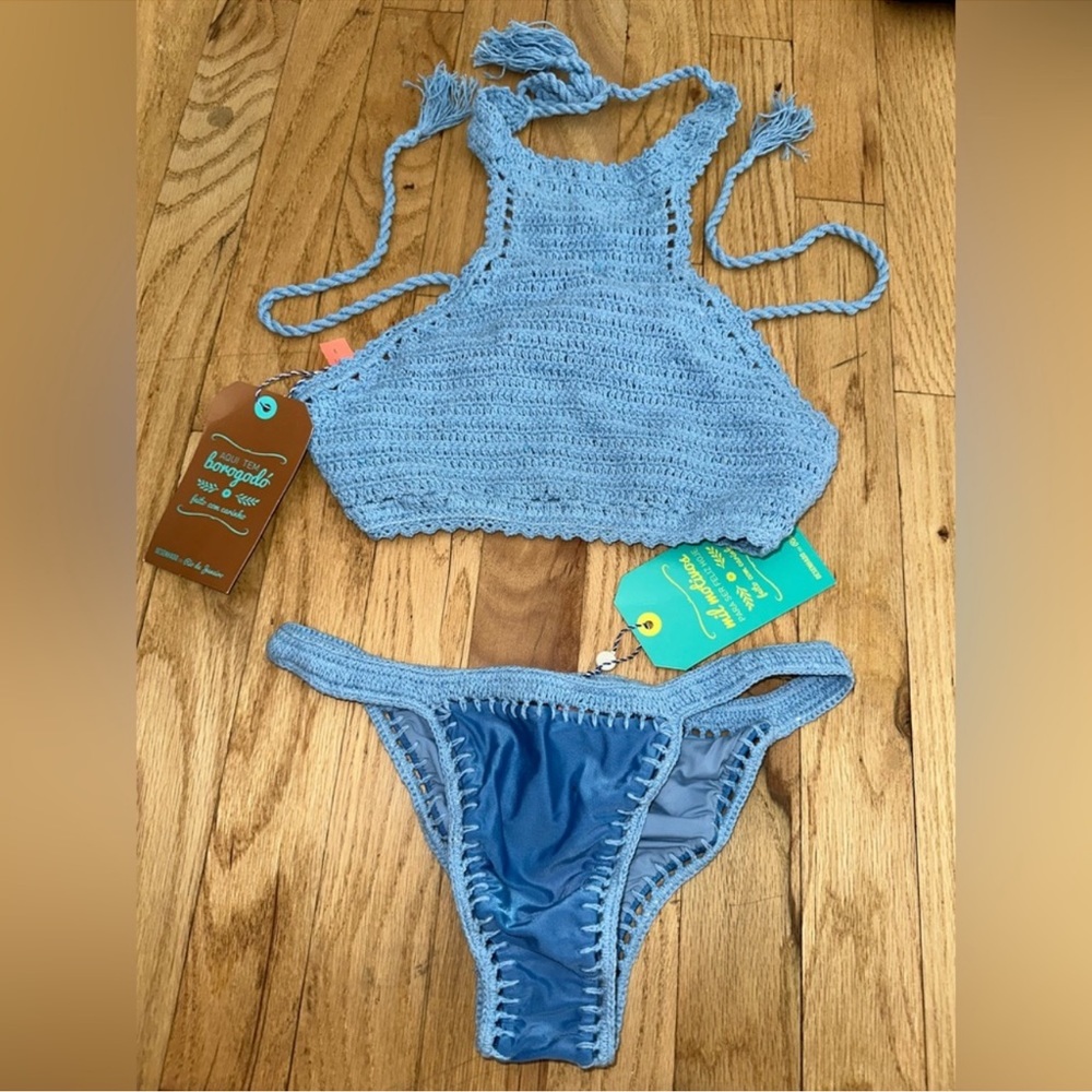 FARM RIO Crochet Bikini Top & Bottom